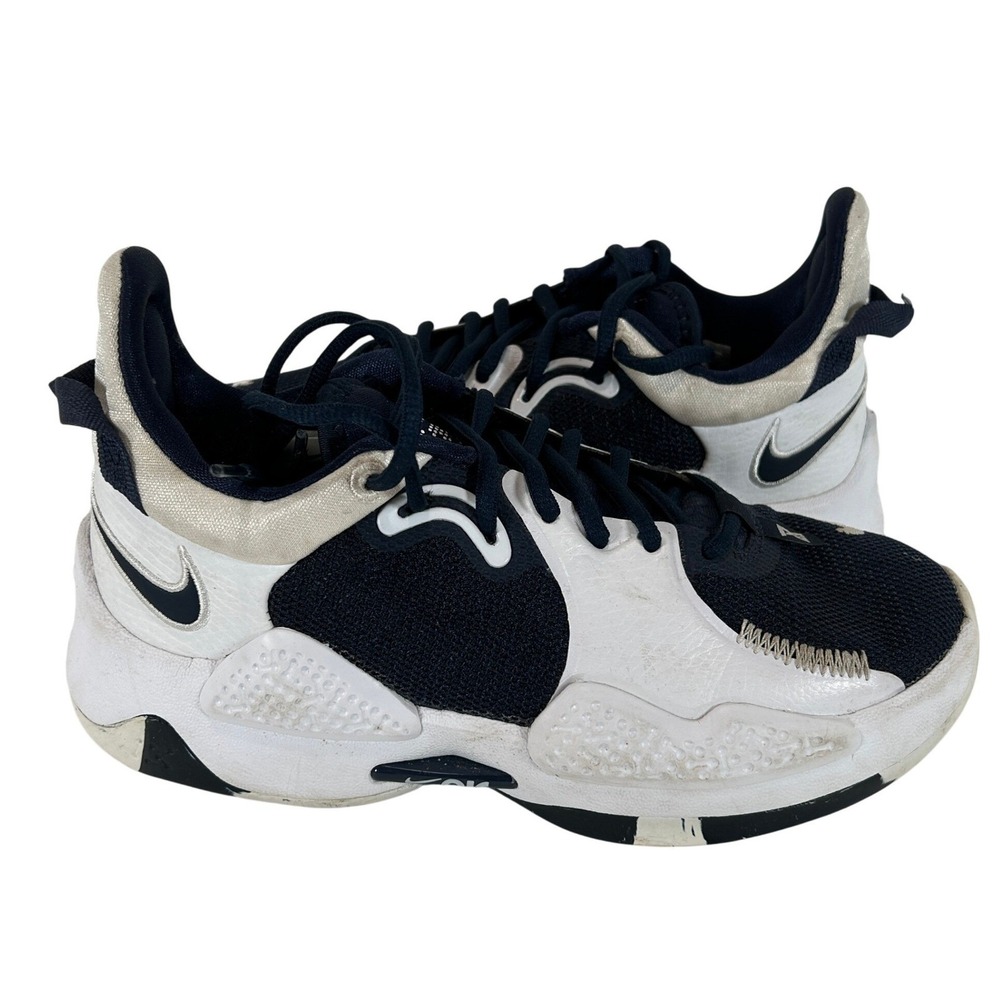 Nike PG 5 Paul George Navy White Basketball Shoes DA7758-401 Mens 5.5 Women 7